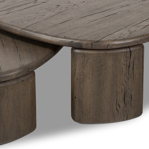 French Oak Nesting Tables