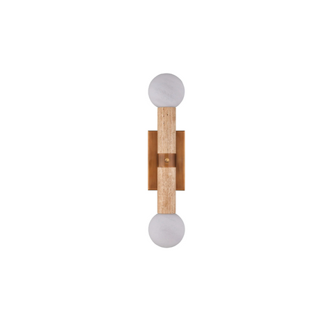 Sequoia Beige Bath Wall Sconce