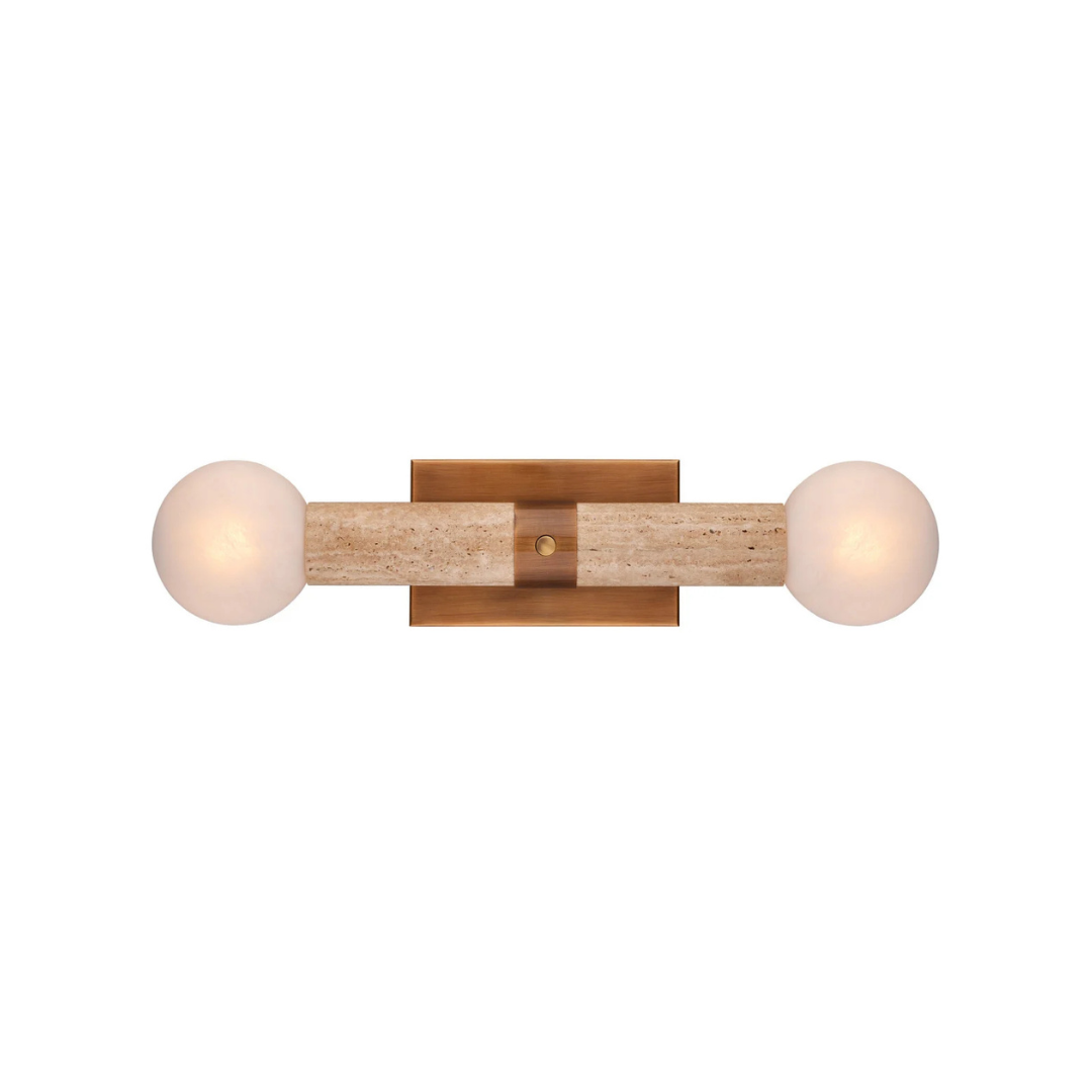 Sequoia Beige Bath Wall Sconce