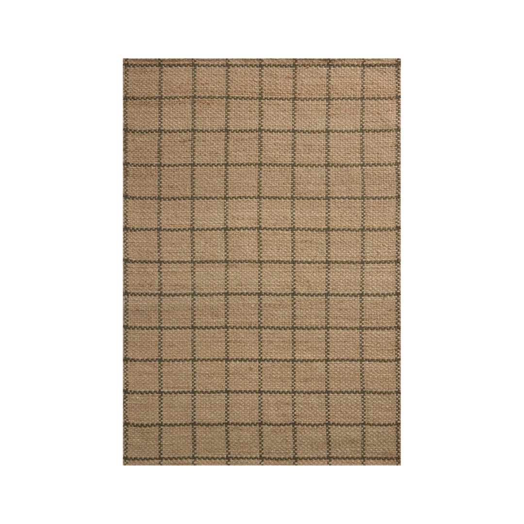 Chris Loves Julia x Loloi, Fletcher Natural / Olive Rug
