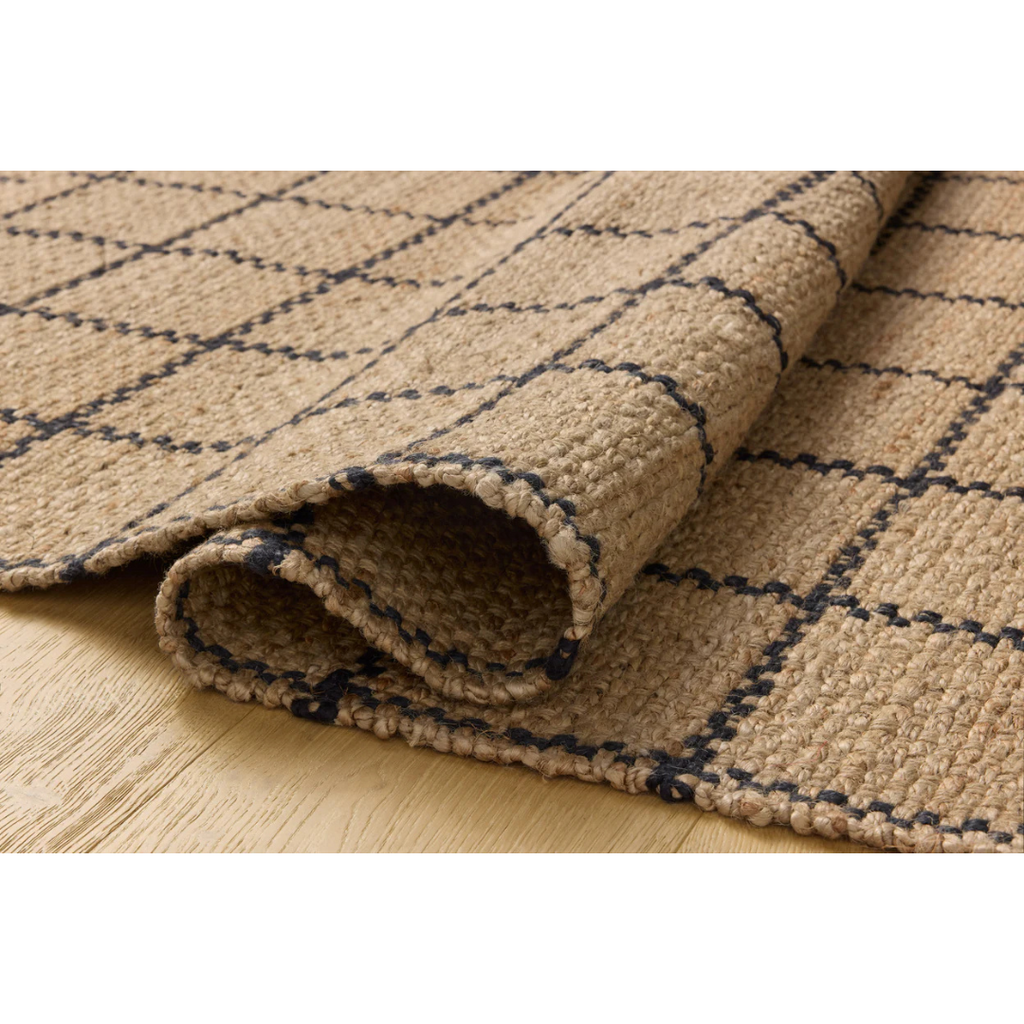 Chris Loves Julia x Loloi, Fletcher Natural / Black Rug