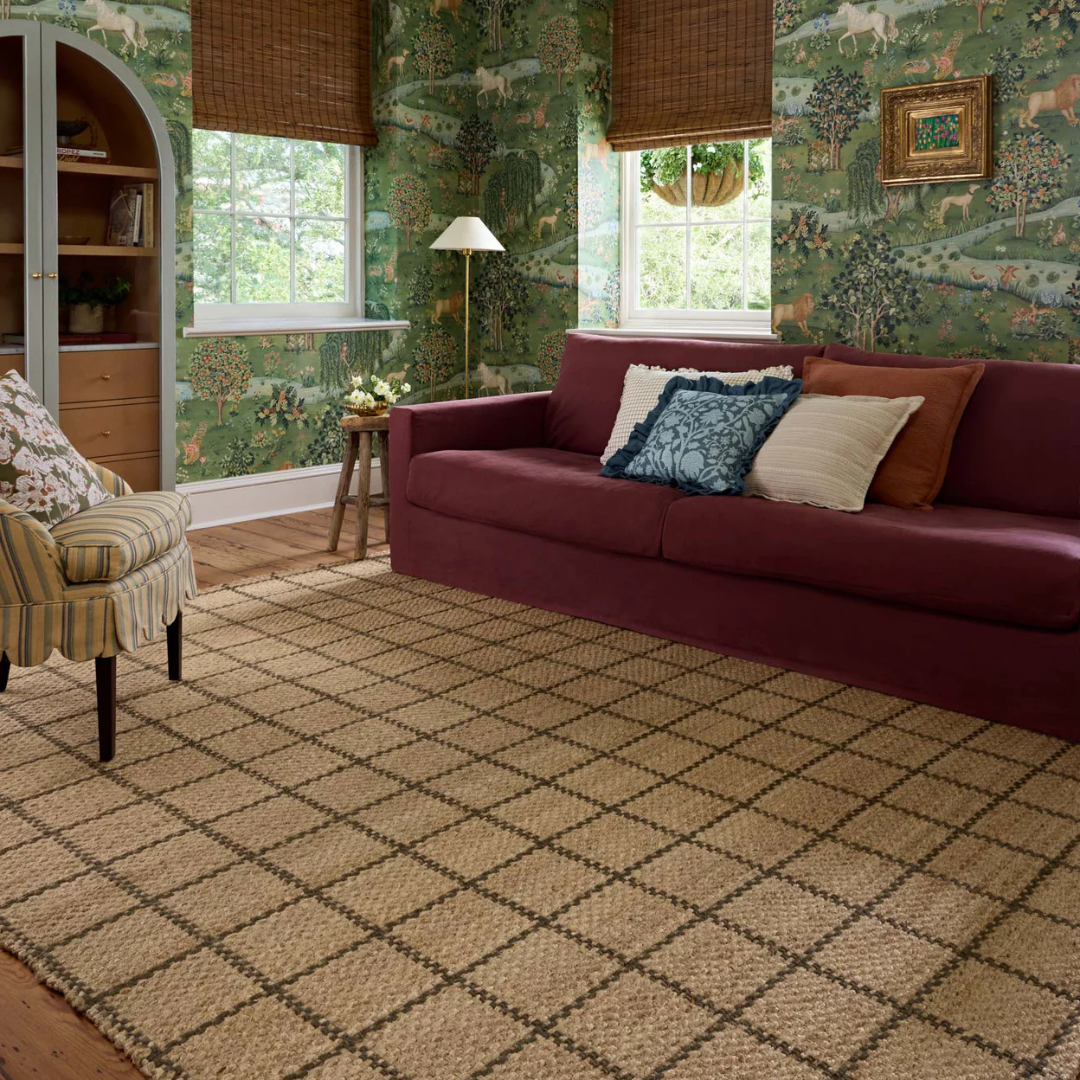 Chris Loves Julia x Loloi, Fletcher Natural / Olive Rug