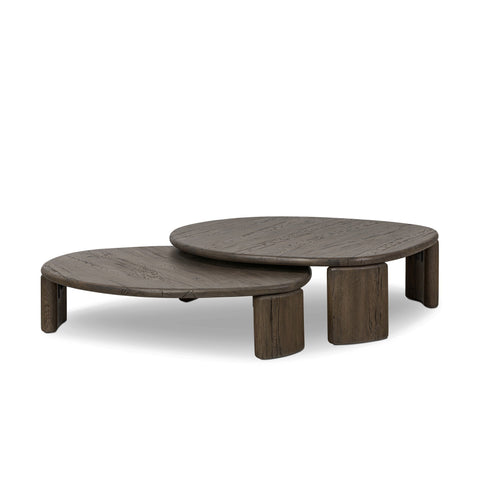 French Oak Nesting Tables
