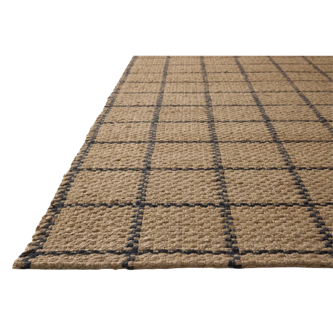 Chris Loves Julia x Loloi, Fletcher Natural / Black Rug