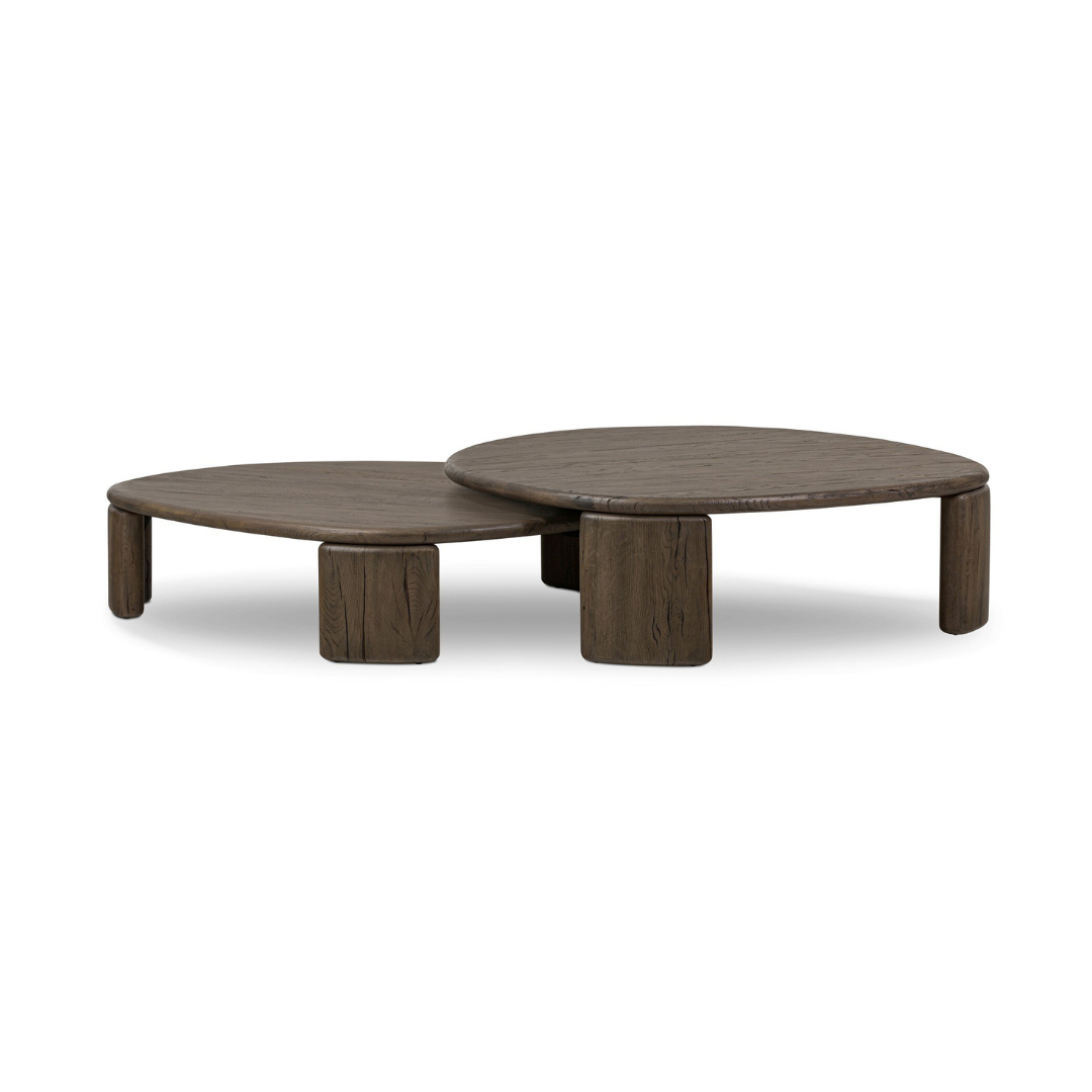 French Oak Nesting Tables