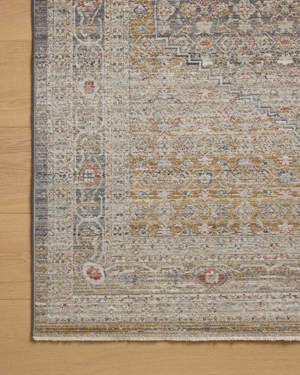 Chris Loves Julia x Loloi, Ida Stone / Gold Rug