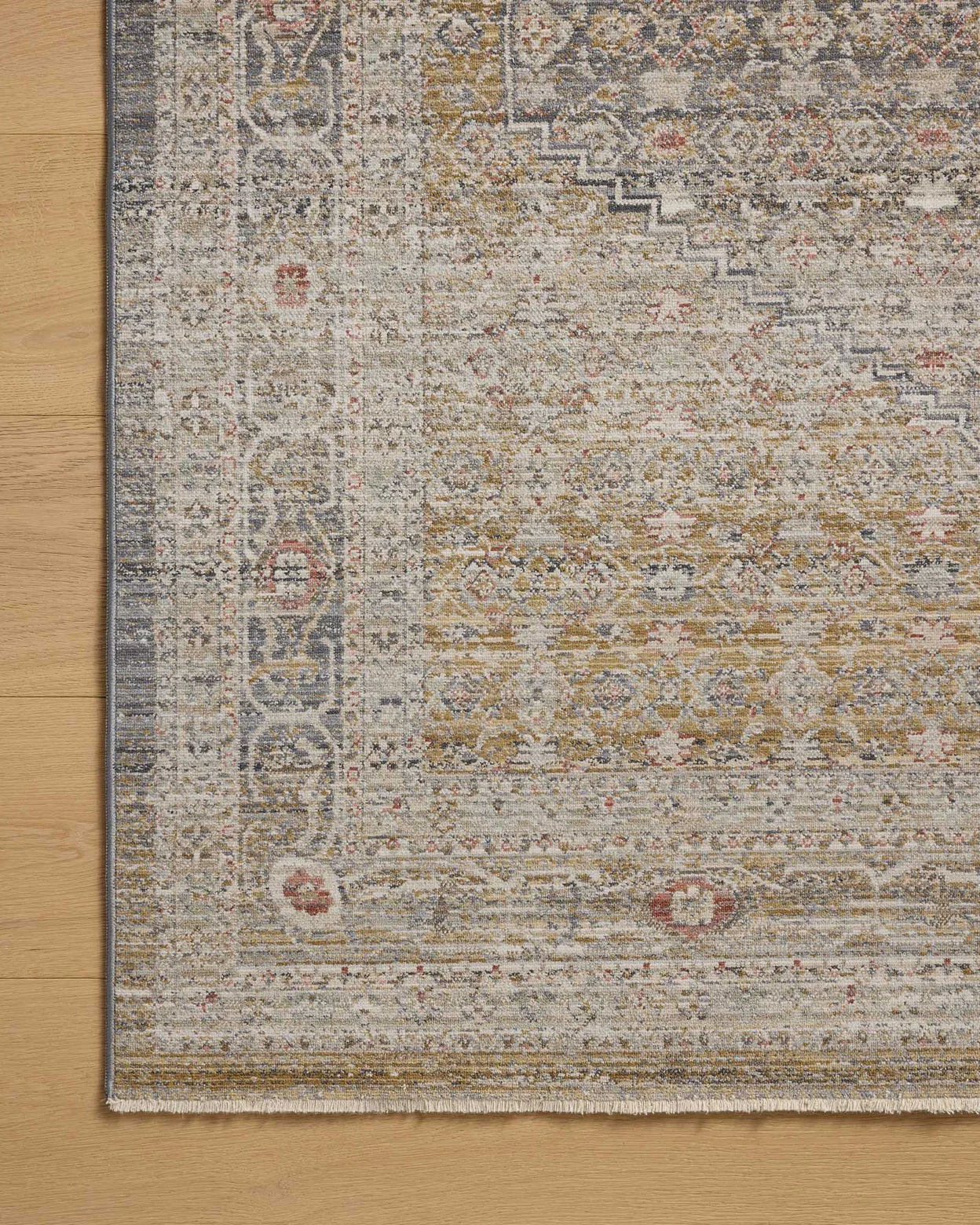 Chris Loves Julia x Loloi, Ida Stone / Gold Rug