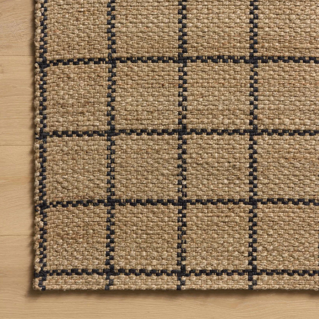 Chris Loves Julia x Loloi, Fletcher Natural / Black Rug