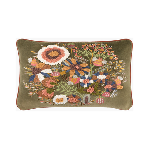 Begonia Wildflower Pillow
