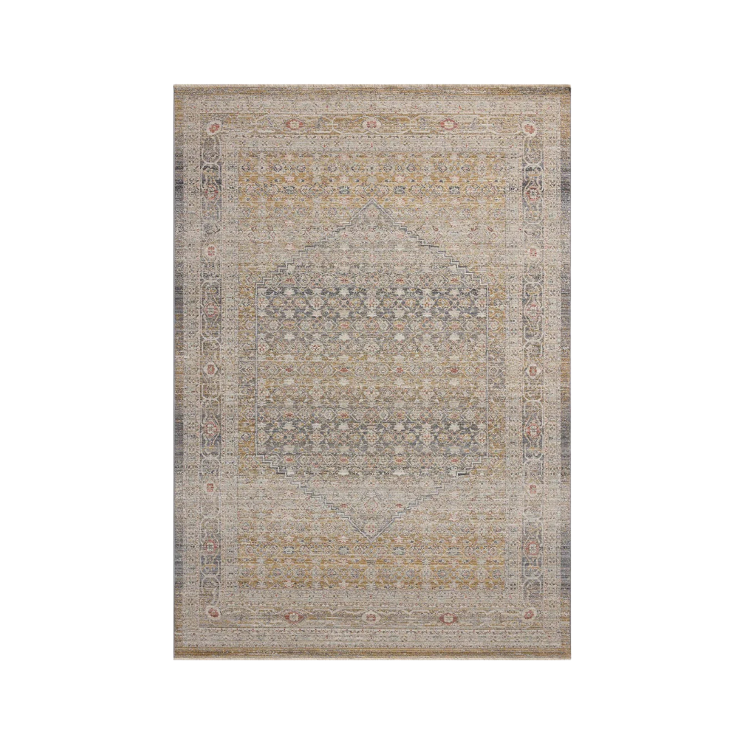 Chris Loves Julia x Loloi, Ida Stone / Gold Rug