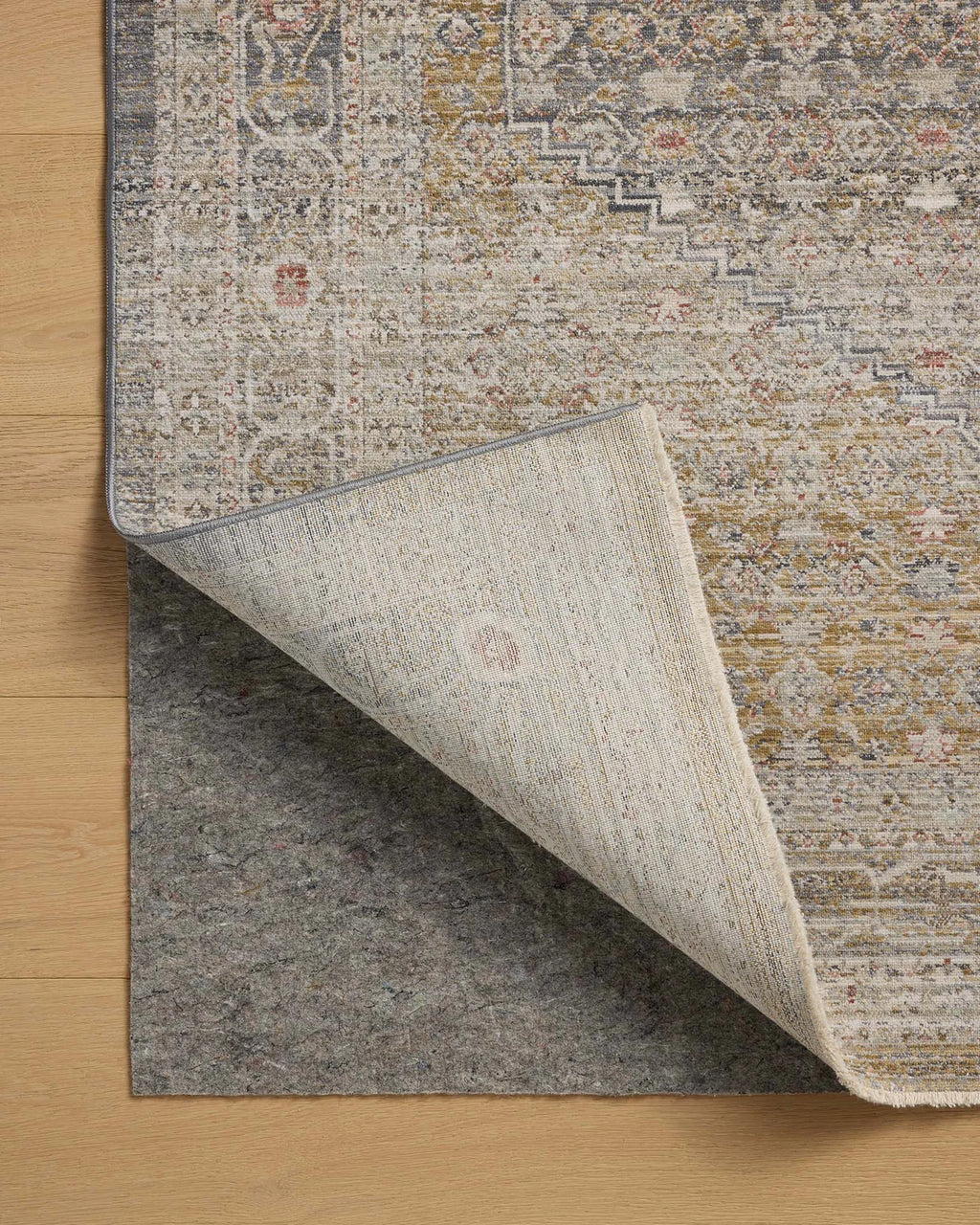Chris Loves Julia x Loloi, Ida Stone / Gold Rug