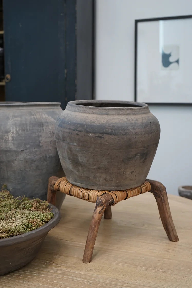 Palmer Antique Woven Stools