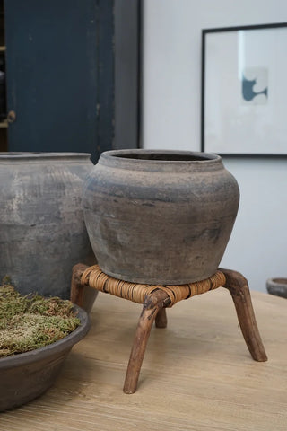 Palmer Antique Woven Stools