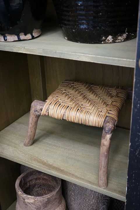 Palmer Antique Woven Stools