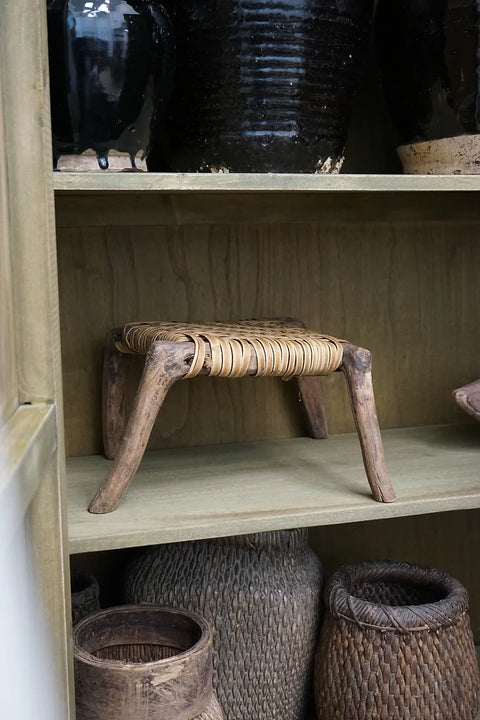 Palmer Antique Woven Stools