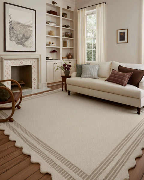 Chris Loves Julia x Loloi, Scottie Ivory / Grey Rug