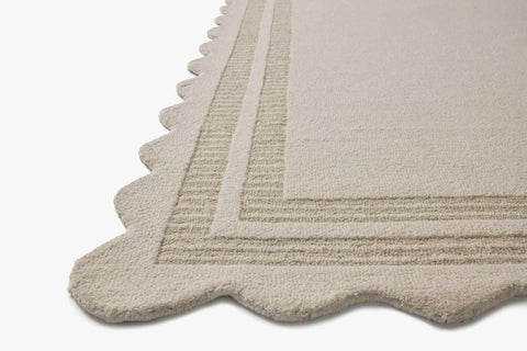 Chris Loves Julia x Loloi, Scottie Ivory / Grey Rug