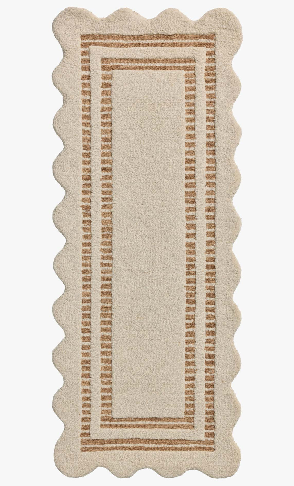Chris Loves Julia x Loloi, Scottie Ivory / Rust Rug