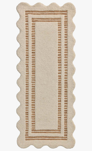 Chris Loves Julia x Loloi, Scottie Ivory / Rust Rug