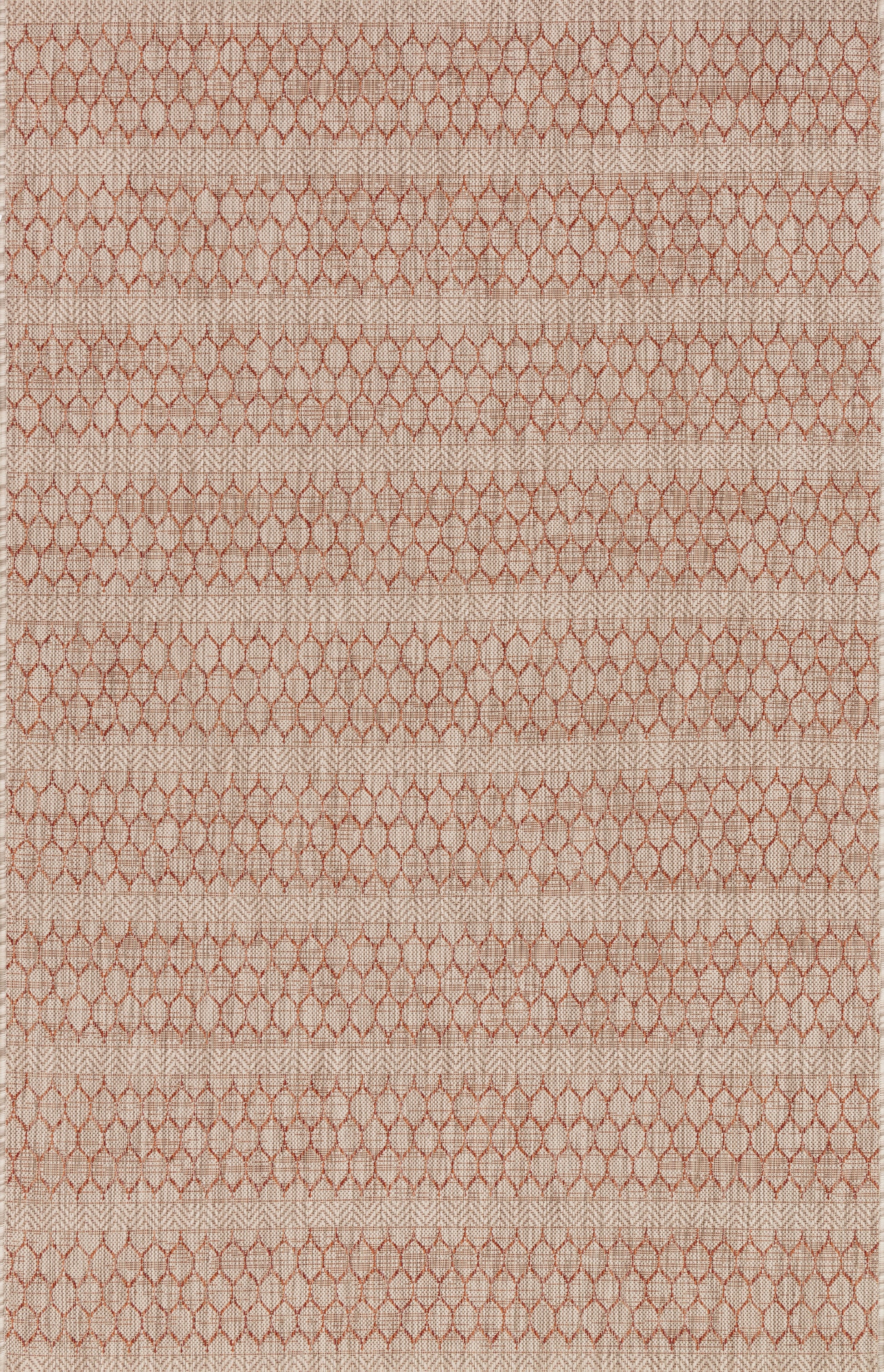Isle Beige / Rust 9'-2" x 12'-1" Area Rug - IE-01 - 9'-2" x 12'-1"