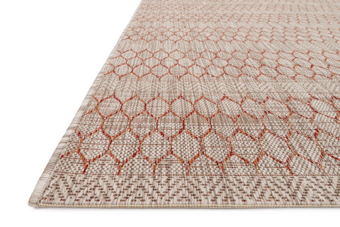 Isle Beige / Rust 9'-2" x 12'-1" Area Rug - IE-01 - 9'-2" x 12'-1"