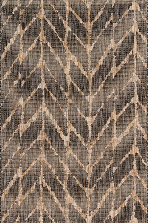 Isle Charcoal / Mocha 9'-2" x 12'-1" Area Rug - IE-02 - 9'-2" x 12'-1"