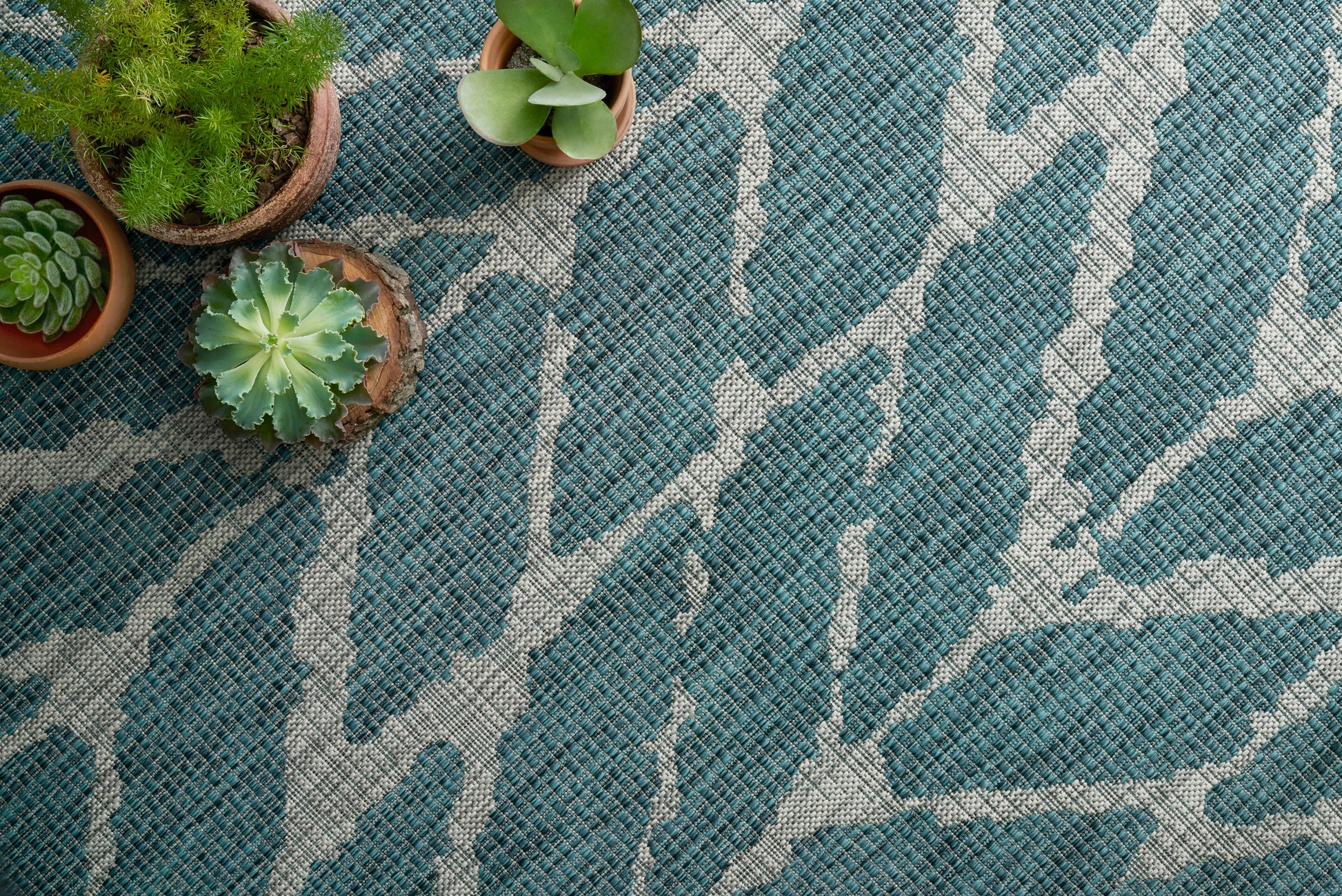 Isle Teal / Grey 9'-2" x 12'-1" Area Rug - IE-02 - 9'-2" x 12'-1"