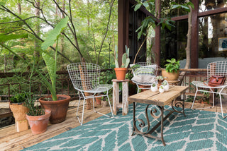 Isle Teal / Grey Rug