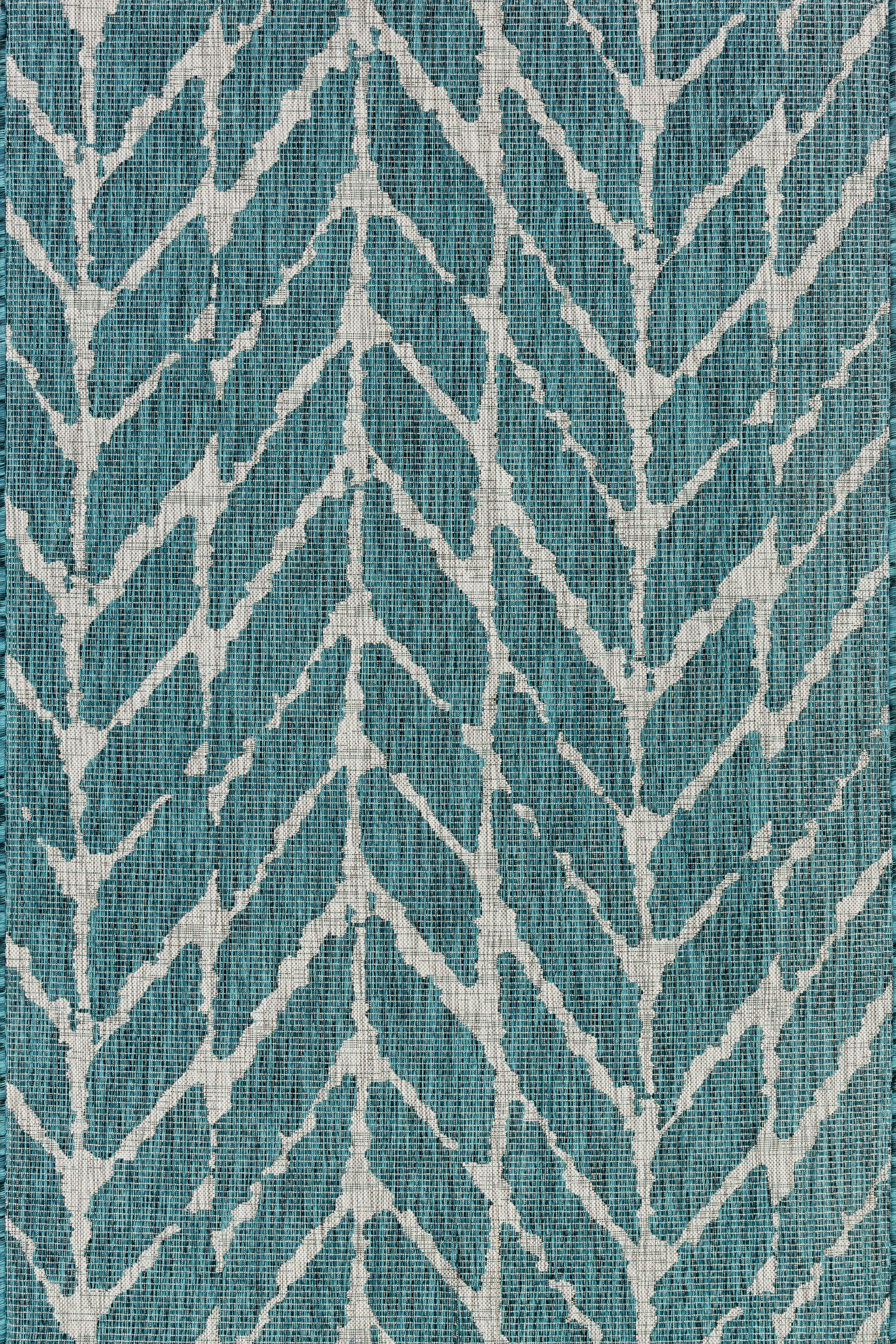 Isle Teal / Grey 9'-2" x 12'-1" Area Rug - IE-02 - 9'-2" x 12'-1"