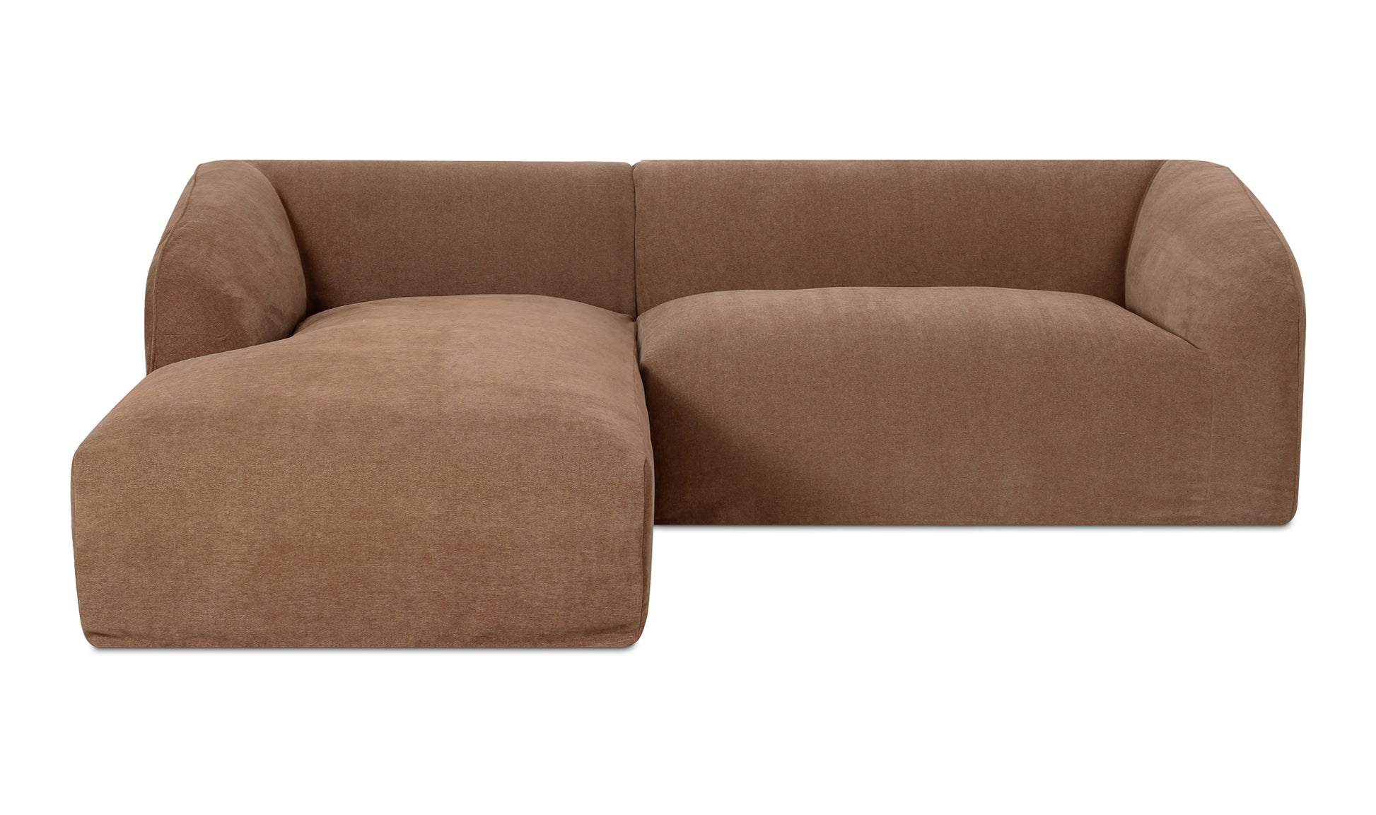 Isla Nook 2 Piece Modular Sectional Left Mocha