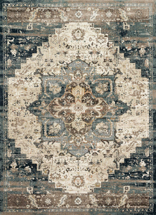 Magnolia Home by Joanna Gaines x Loloi James Taupe / Marine Rug