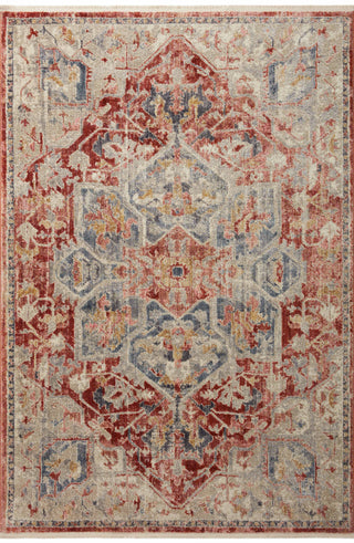 Magnolia Home by Joanna Gaines x Loloi Janey Garnet / Multi Rug