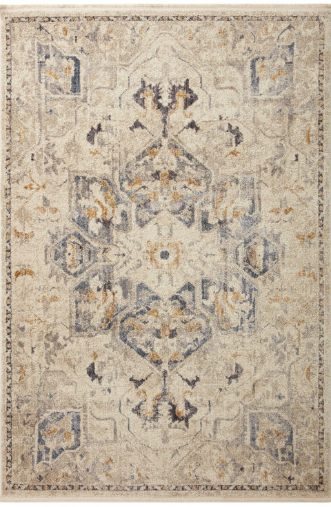 Magnolia Home By Joanna Gaines x Loloi Janey Natural / Indigo 11'-6" x 15'-6" Area Rug - JAY-01 - 11'-6" x 15'-6"