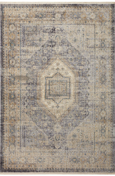 Magnolia Home By Joanna Gaines x Loloi Janey Slate / Gold 11'-6" x 15'-6" Area Rug - JAY-02 - 11'-6" x 15'-6"