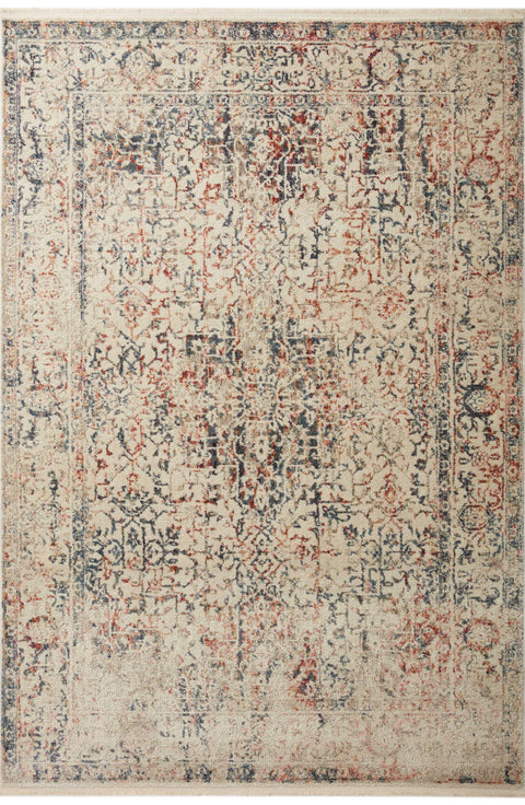 Magnolia Home By Joanna Gaines x Loloi Janey Ivory / Multi 11'-6" x 15'-6" Area Rug - JAY-04 - 11'-6" x 15'-6"