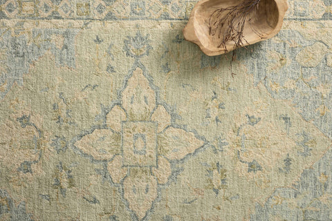 Julian Seafoam Green / Spa 12'-0" x 15'-0" Area Rug - JI-07 - 12'-0" x 15'-0"