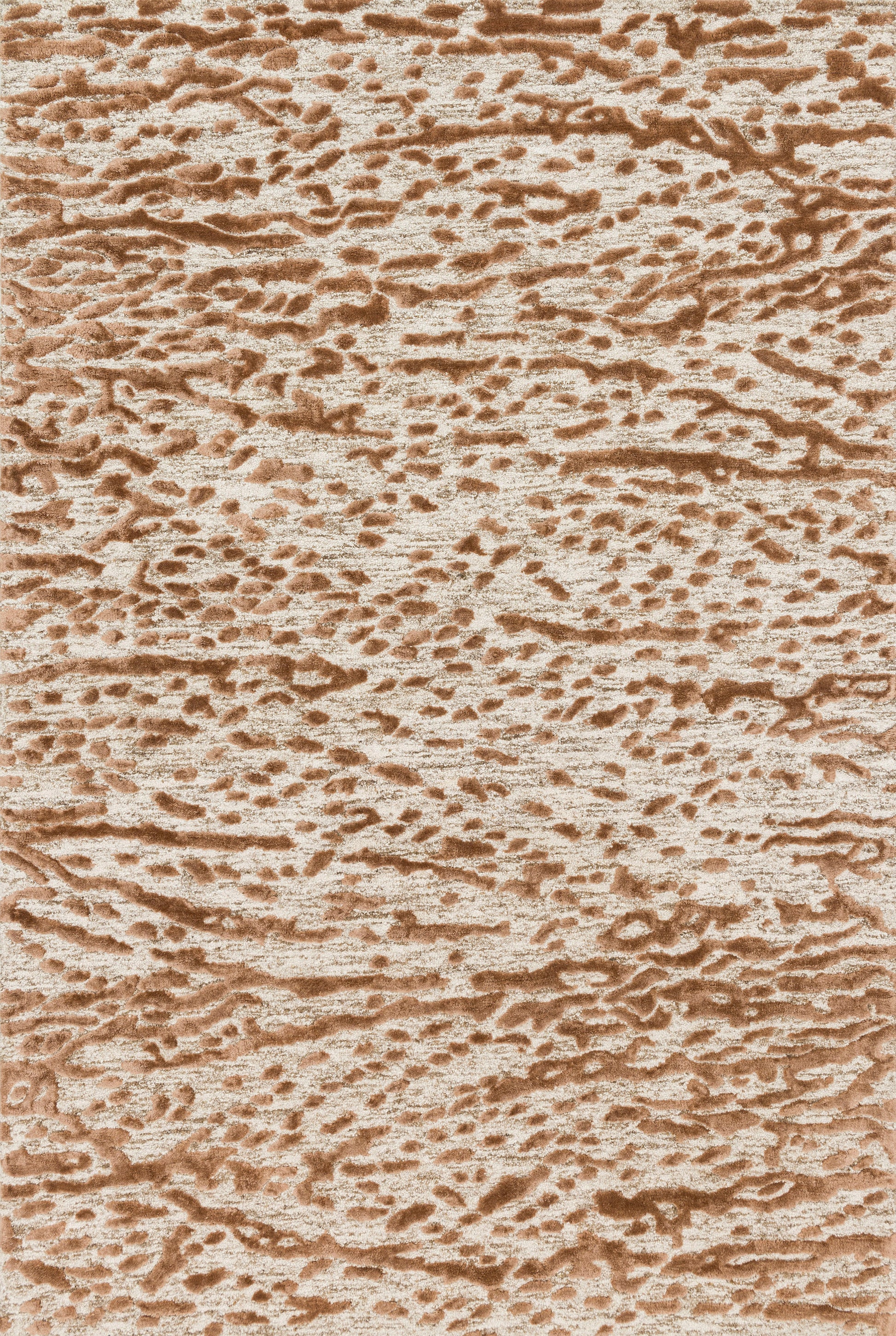 Juneau Oatmeal / Terracotta 9'-3" x 13' Area Rug - JY-01 - 9'-3" x 13'