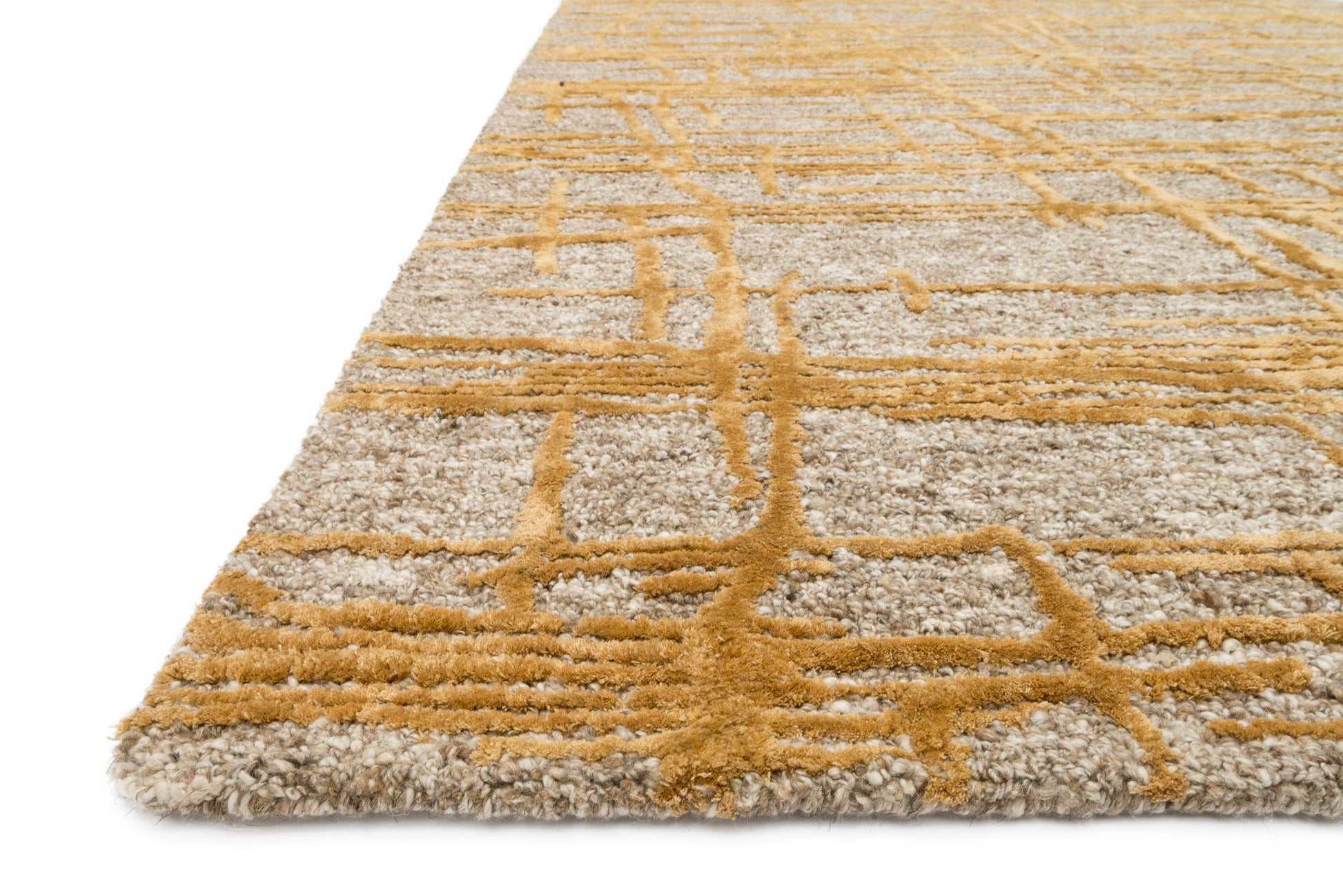 Juneau Natural / Gold 9'-3" x 13' Area Rug - JY-05 - 9'-3" x 13'