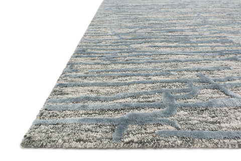 Juneau Grey / Blue 9'-3" x 13' Area Rug - JY-07 - 9'-3" x 13'