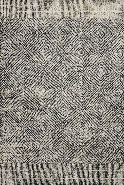 Kopa Black / Ivory 11'-6" x 15' Area Rug - KO-01 - 11'-6" x 15'