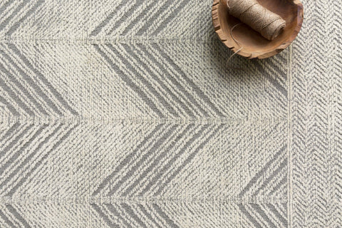 Kopa Grey / Ivory 11'-6" x 15' Area Rug - KO-02 - 11'-6" x 15'