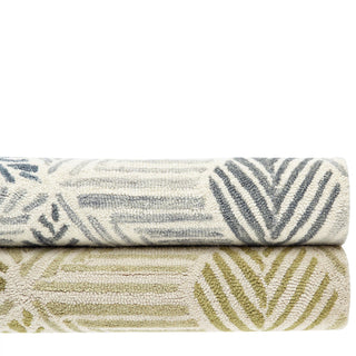 Karari Moss Hand Hooked Wool Rug - DA2023 - 10x14