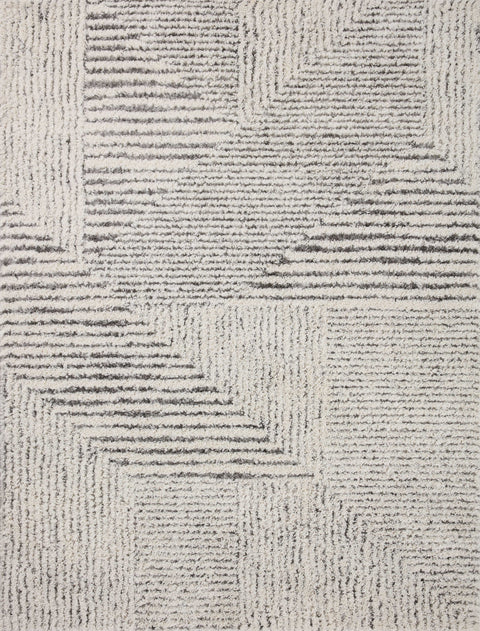 Levitt Shag Ivory / Grey 9'-3" x 13' Area Rug - LEV-02 - 9'-3" x 13'