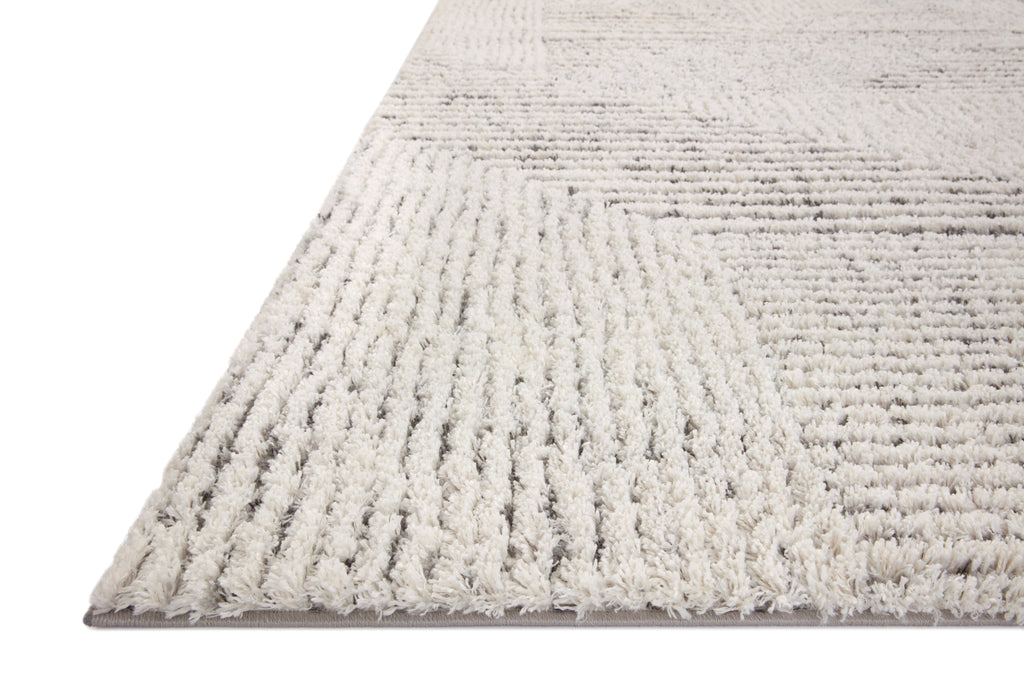 Levitt Shag Ivory / Grey 9'-3" x 13' Area Rug - LEV-02 - 9'-3" x 13'