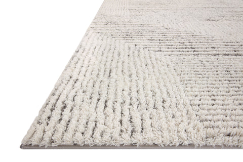 Levitt Shag Ivory / Grey 9'-3" x 13' Area Rug - LEV-02 - 9'-3" x 13'