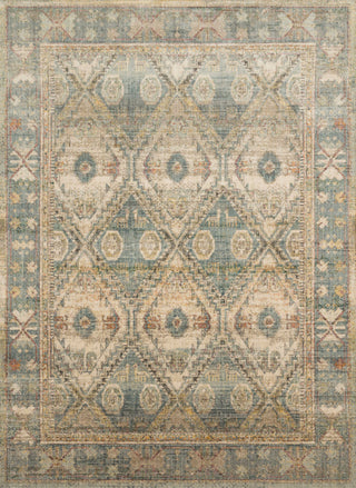 Magnolia Home by Joanna Gaines x Loloi Linnea Natural / Sky Rug