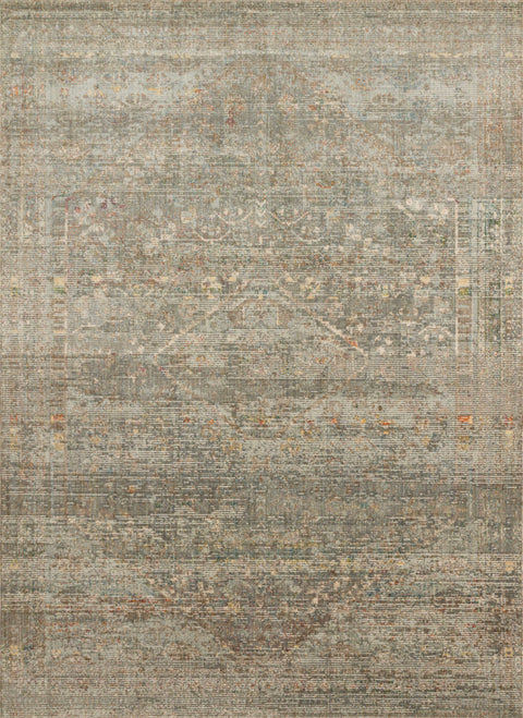 Magnolia Home By Joanna Gaines x Loloi Linnea Taupe / Mist 11'-6" x 15' Area Rug - LIN-04 - 11'-6" x 15'