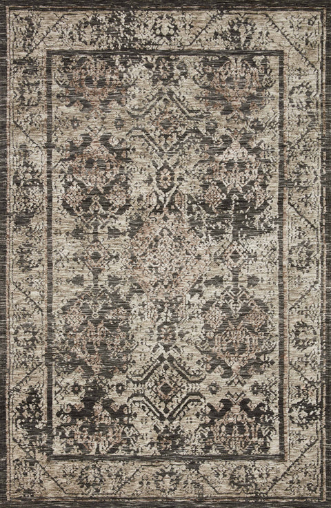 Magnolia Home By Joanna Gaines x Loloi Lindsay Charcoal / Beige 9'-3" x 13' Area Rug - LIS-04 - 9'-3" x 13'