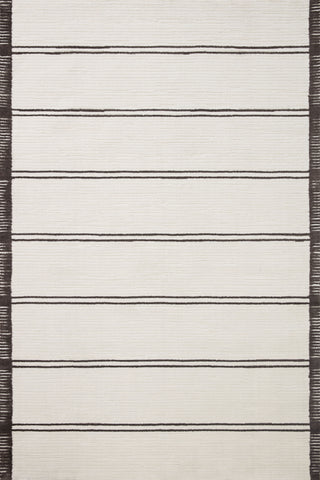 Magnolia Home by Joanna Gaines x Loloi Logan White / Mocha Rug