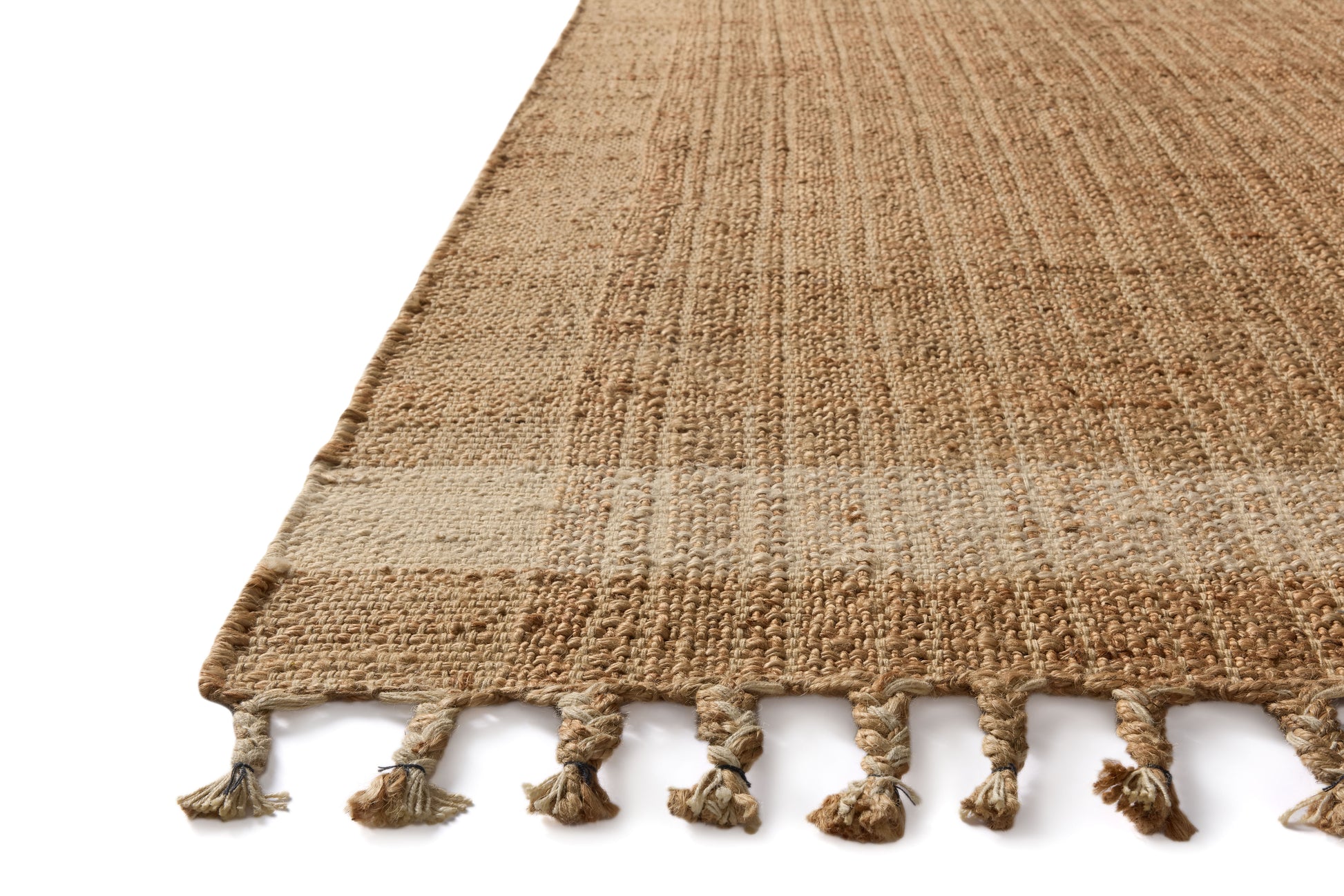 Magnolia Home by Joanna Gaines x Loloi Louie Natural / Ivory 9'-3" x 13' Area Rug - LOE-02 - 9'-3" x 13'